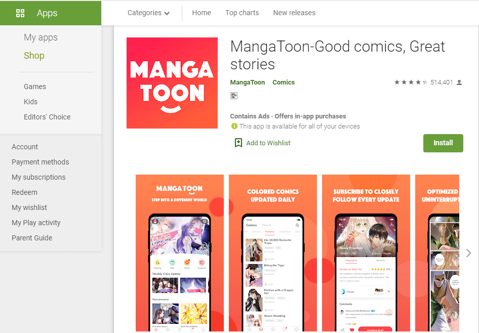 MangaToon Good Comics