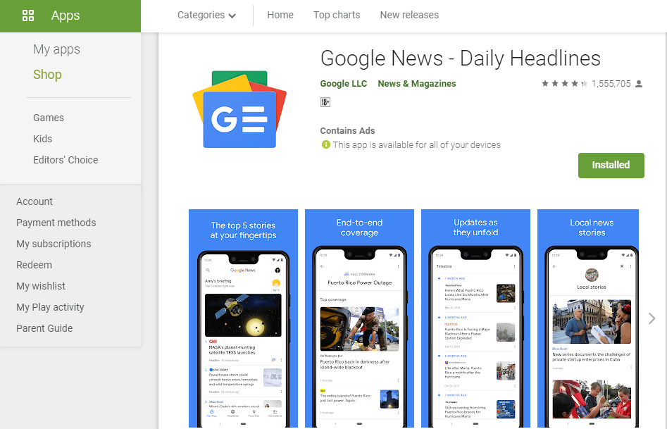  Google News