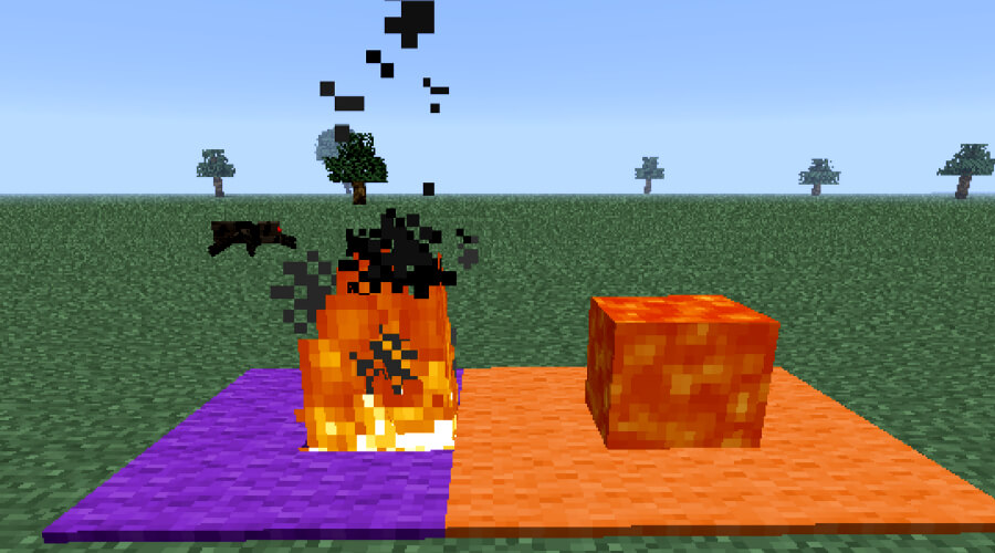 Flammable Materials In Minecraft