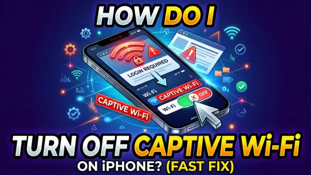 How Do I Turn Off Captive Wi-Fi on iPhone?
