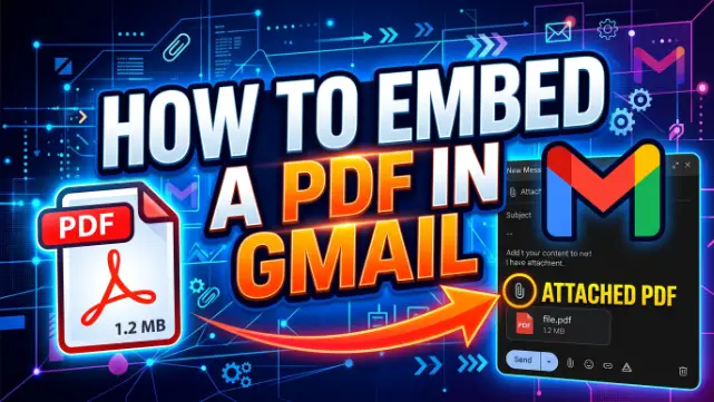 How To Embed A PDF In Gmail