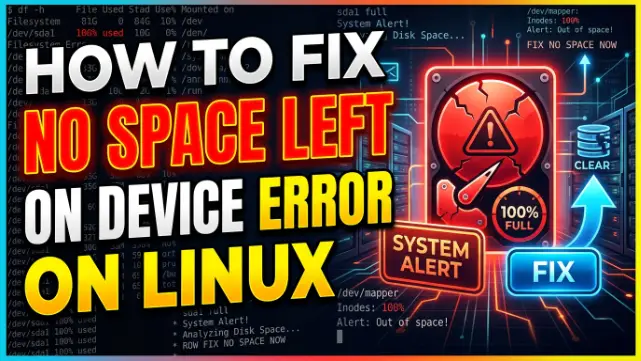 How to Fix No Space Left on Device Error on Linux