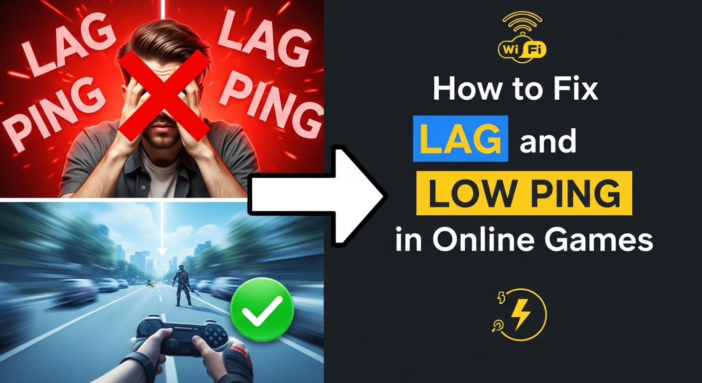 How to Fix Lag and Low Ping in Online Games