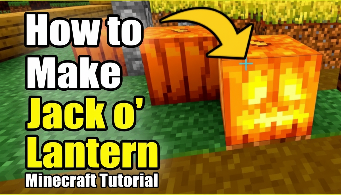 How to Make a Jack O Lantern in Minecraft