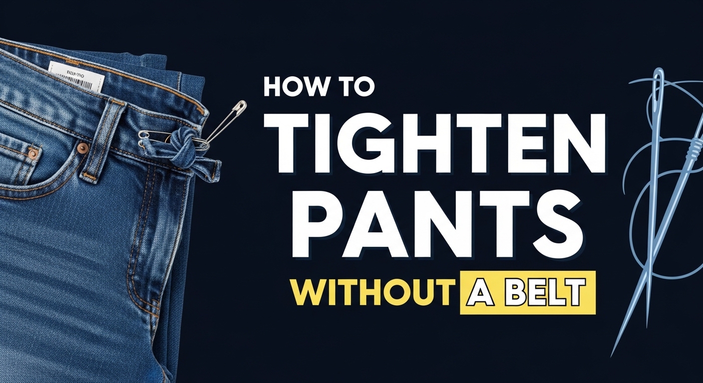 How to tighten pants without belt