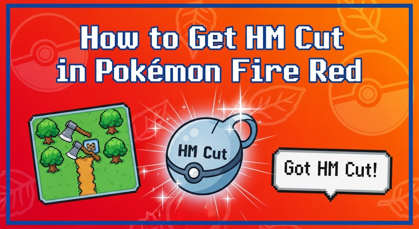 How to get hm cut in pokemon fire red
