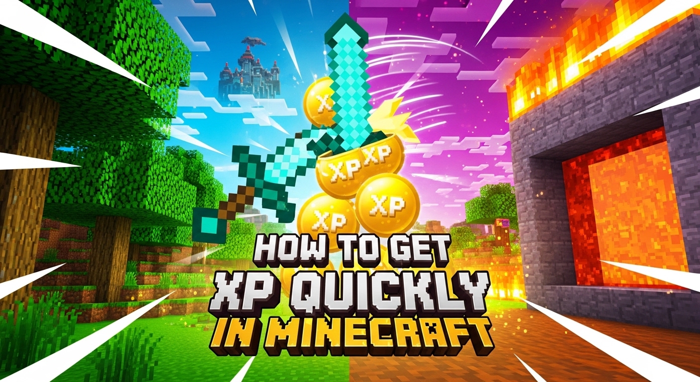 How to get xp quickly in minecraft and Why You Need It