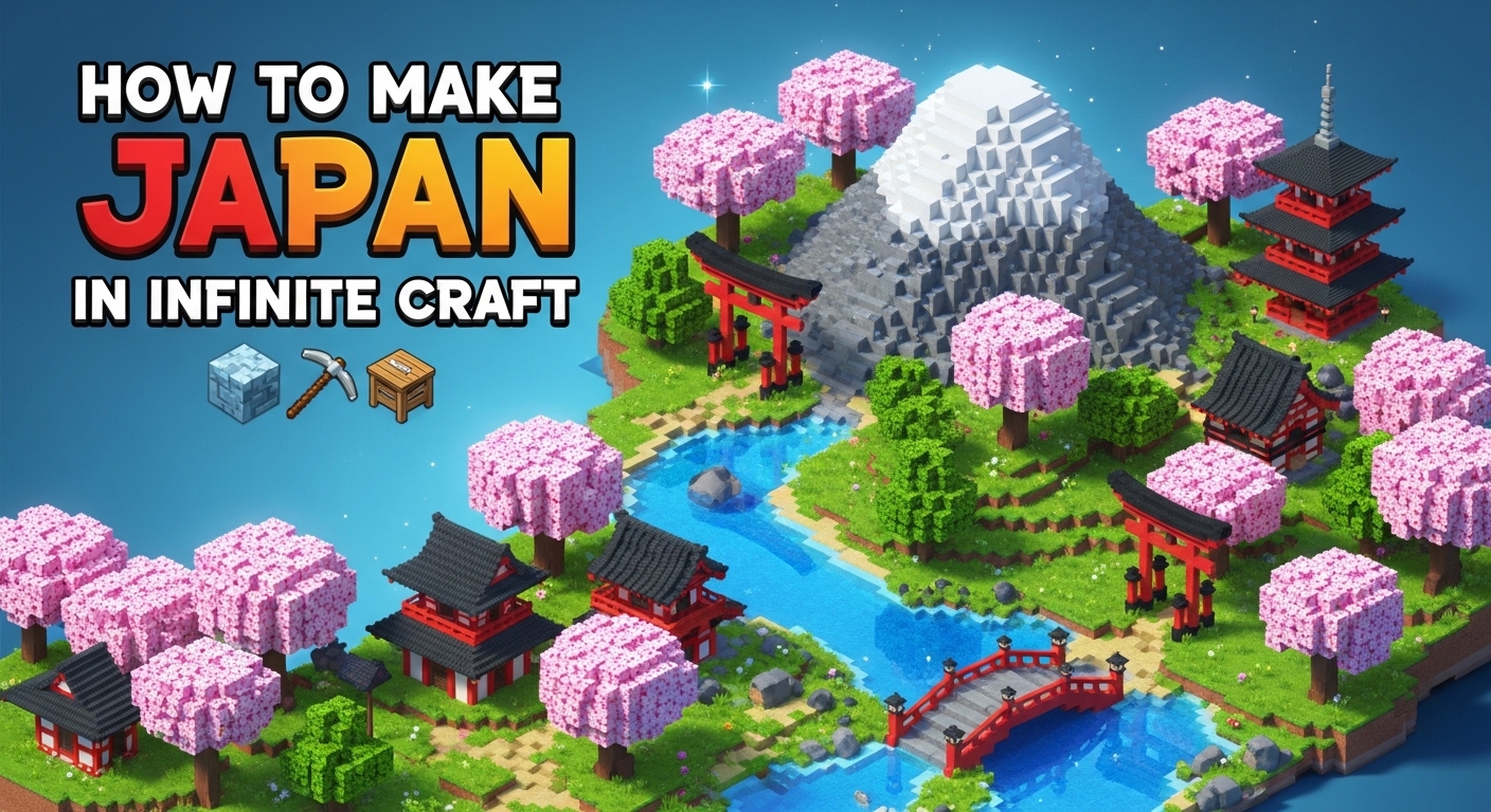 how to make japan in infinite craft