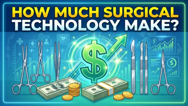 How much surgical technology make in 2026