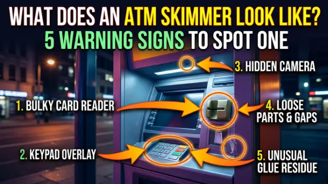 What Does an ATM Skimmer Look Like?