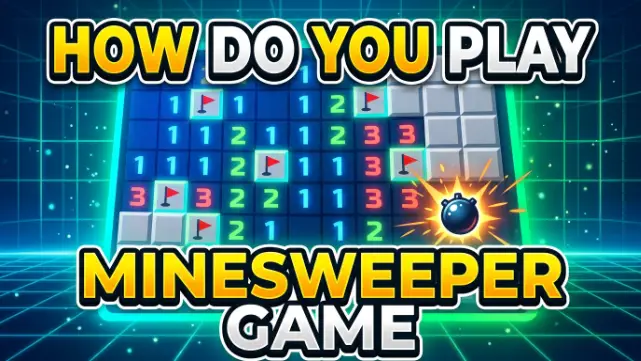 How do you flag mines in Minesweeper?